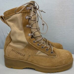 Belleville 330 DES ST Steel Toe Military Boots Made in USA Vibram Size 7.5W NEW